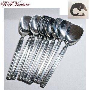 10pc. Vintage Italian Ice Cream / Dessert Spoons
